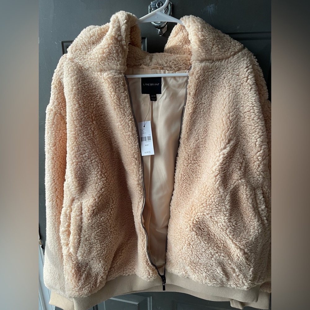 LANE BRYANT Sherpa oversized jacket size 18/20